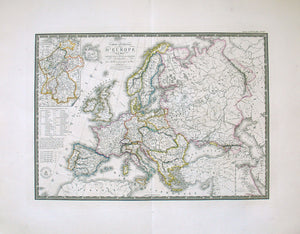 Carte Generale D'Europe en 1815