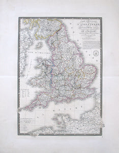 Carte Particuliere De L'Angleterre, de la Principaute de Galles