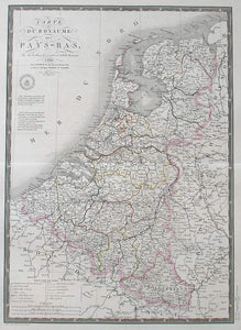 Carte Du Royaume Des Pays-Bas