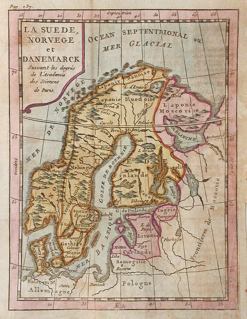 Suede, Norvege et Danemarck