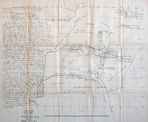 Sketch Map Prepared by Calhoun in 1849 Suggesting Localities for