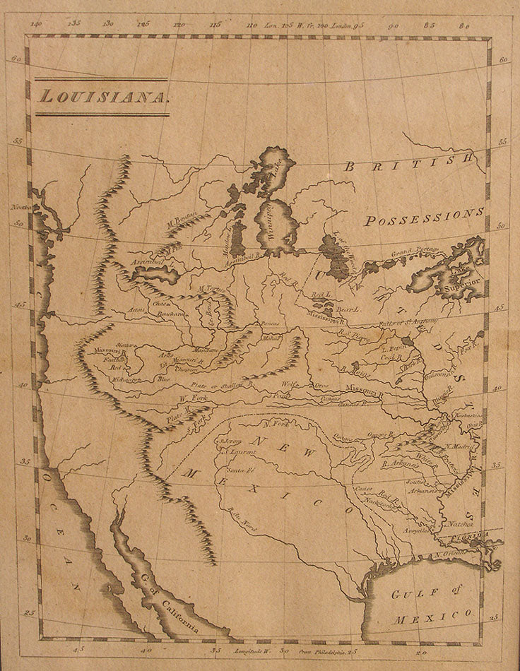 (West Louisiana Territory) Louisiana The Old Map Gallery