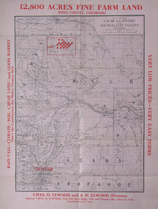 (CO.) Map of the Cache La Poudre and ...