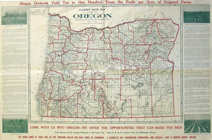 (Oregon) Clason's Guide Map of Oregon