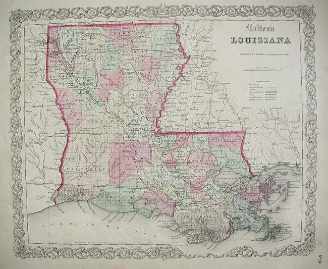 Louisiana – The Old Map Gallery