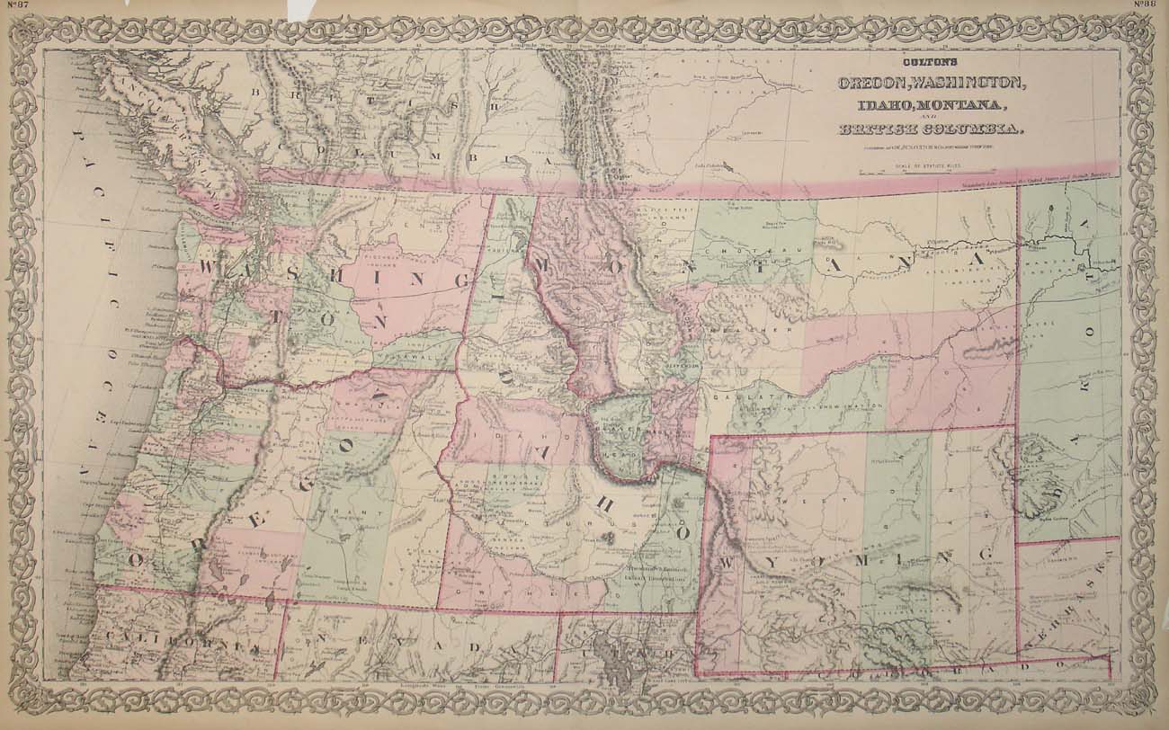 (West) Colton's Oregon, Washington, Idaho, Montana and British C