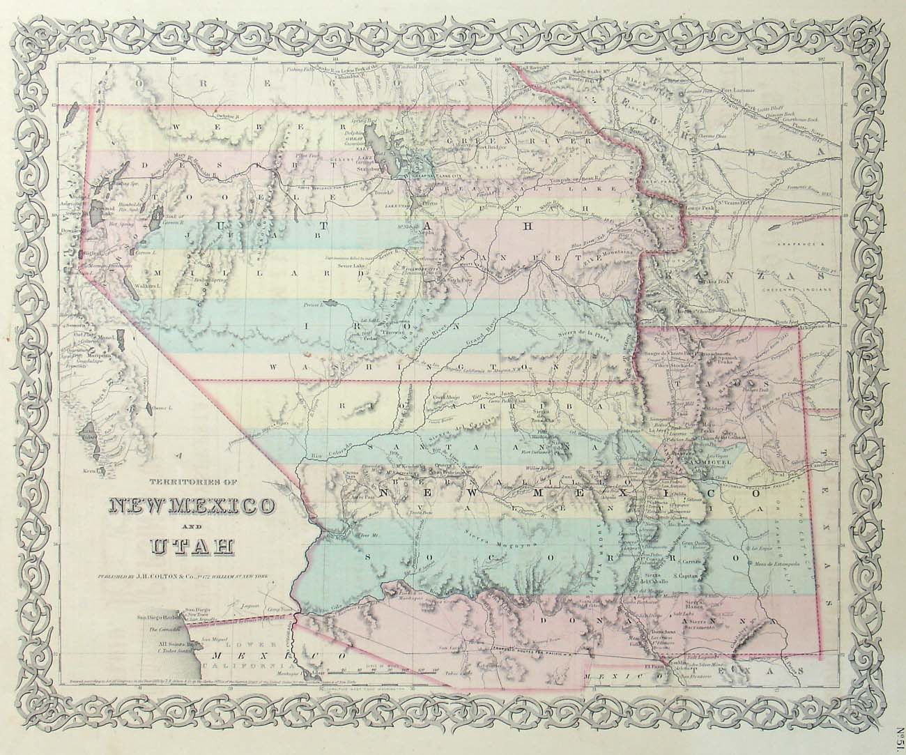 (Southwest) Territories of New Mexico and Utah