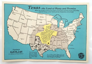 (Texas - U.S.) Texas --the Land of Plenty and Promise