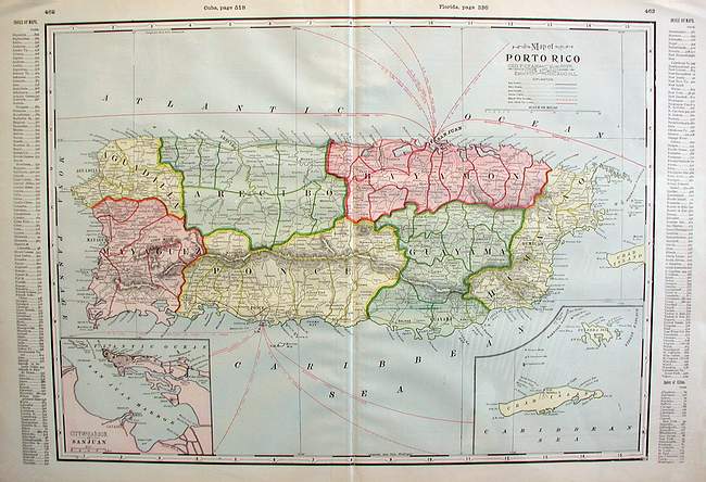 Map of Porto Rico