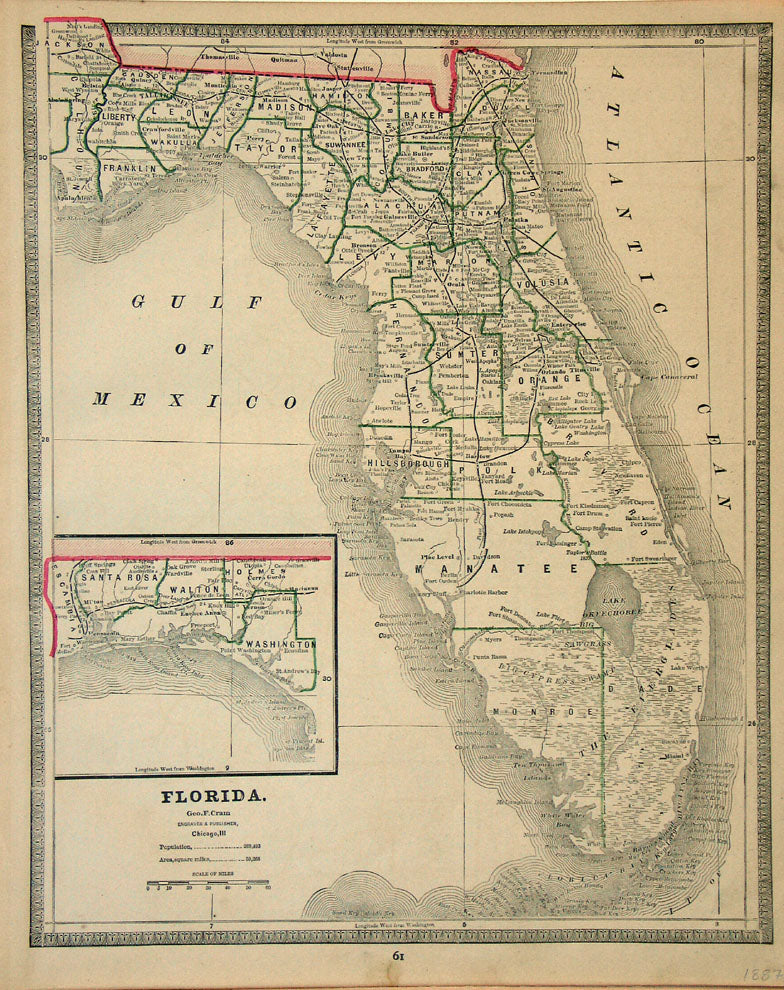 Florida – The Old Map Gallery