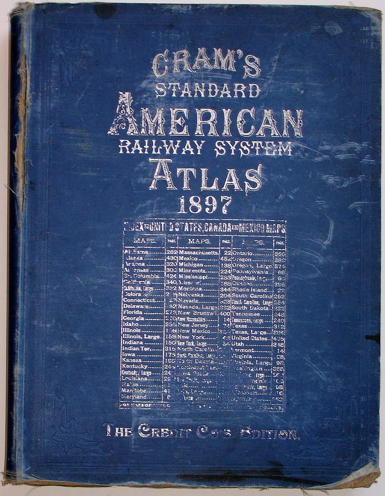 Cram's Standard American Railway System Atlas 1897