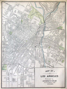 Map of the Los Angeles