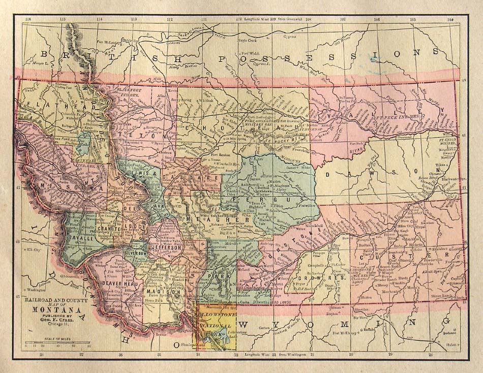 Map of Montana