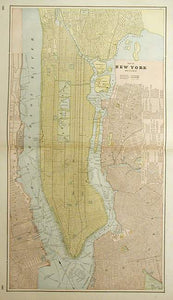 Map of New York and Vicinity