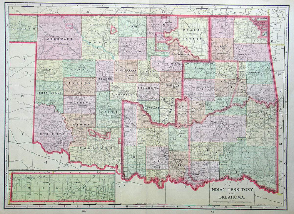 (Oklahoma) Indian Territory and Oklahoma