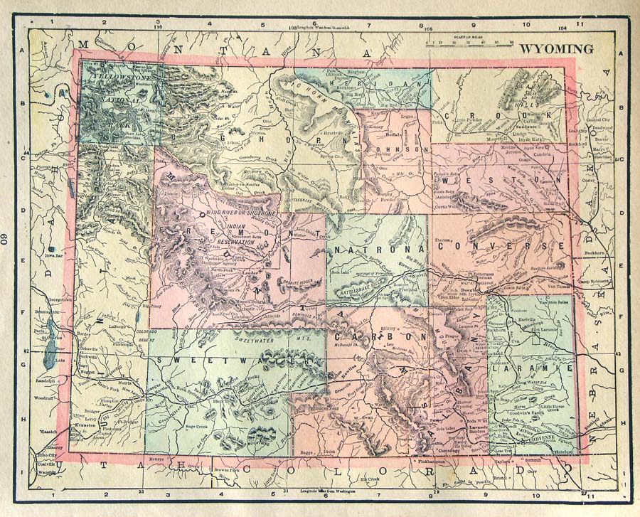 Wyoming – The Old Map Gallery