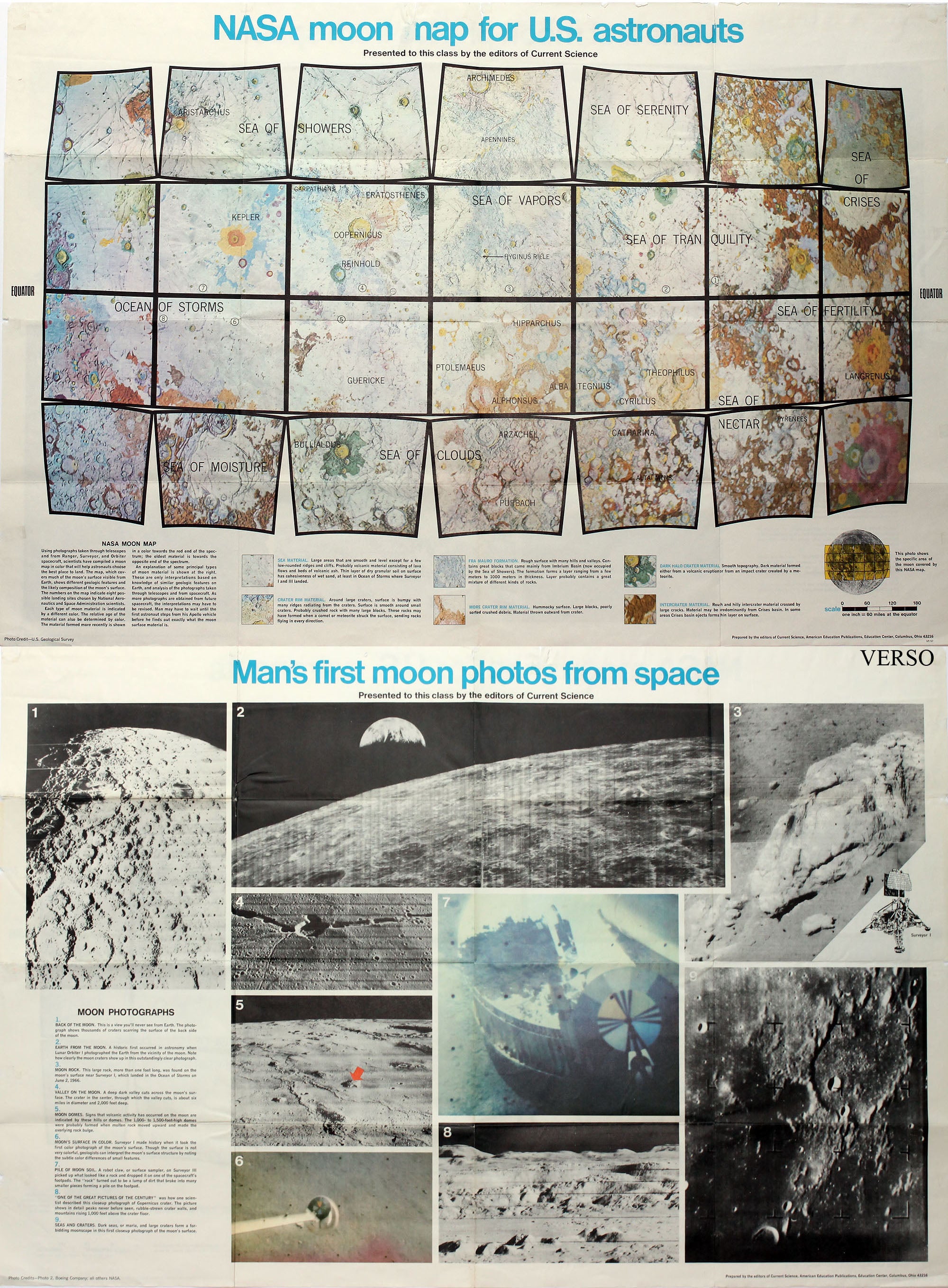 (Lunar) NASA moon map for...