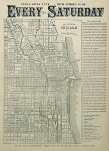(IL. - Chicago) Map of Chicago Showing...