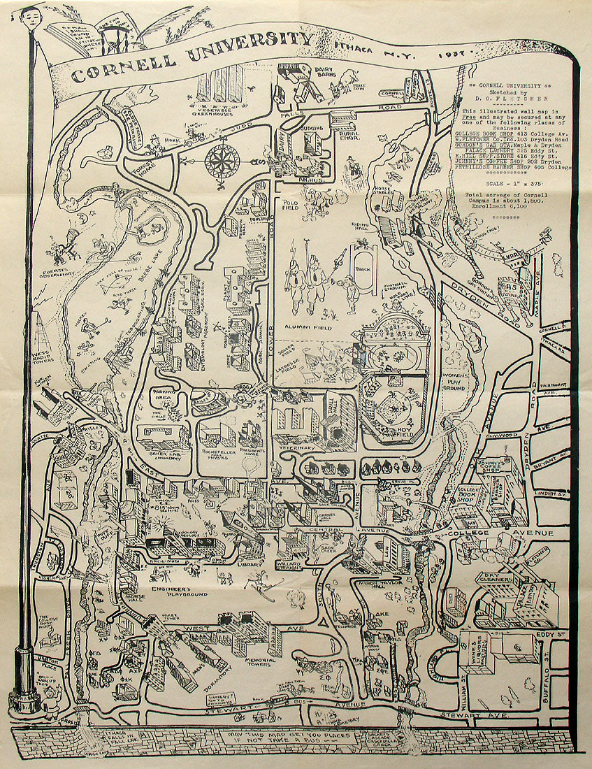 (NY - Ithaca) Cornell University – The Old Map Gallery