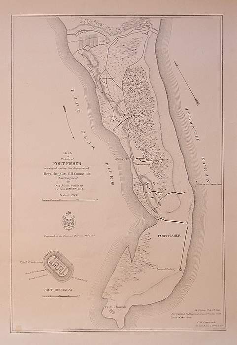 Sketch of Vicinity of Fort Fisher