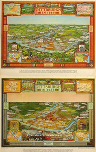(Pennsylvania – Pittsburgh) Pittsburgh in 1889 & Pittsburgh in 1