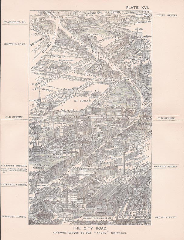 The City Road... (London) – The Old Map Gallery