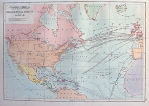 Atlantic Ocean & C. Shewing the Communication between Europe and