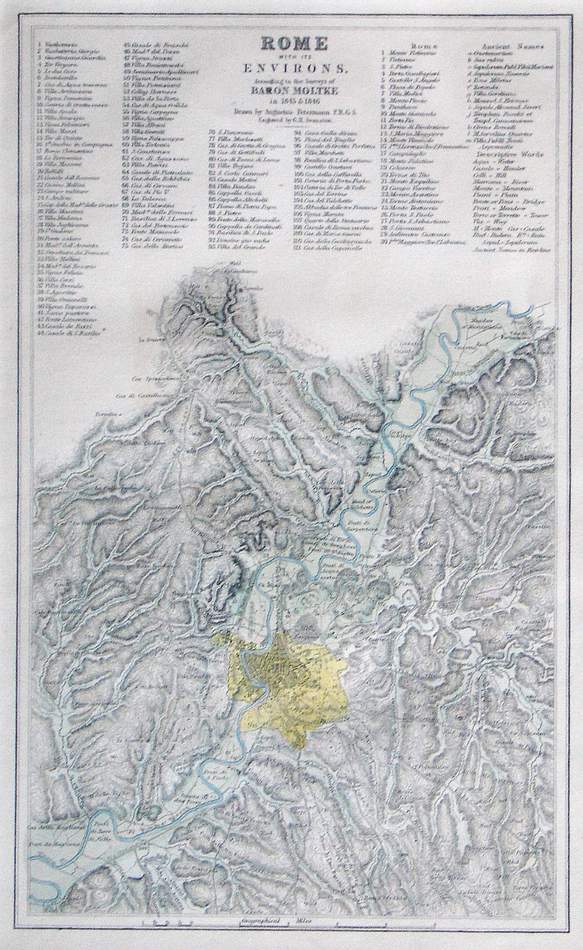 Rome with its Environs – The Old Map Gallery