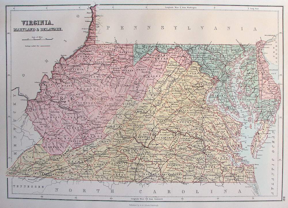 Virginia, Maryland & Delaware