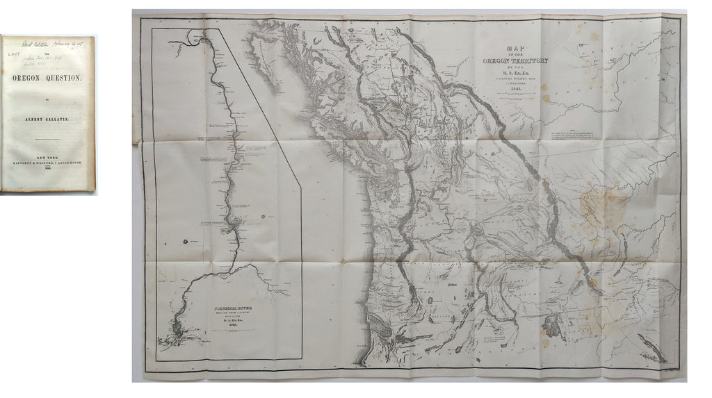 (West) Map of the Oregon Territory By The U.S. Ex. Ex...