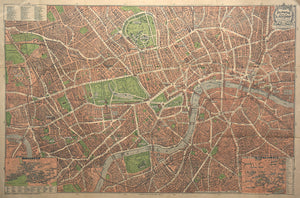 (UK-London)  Pictorial Plan of London