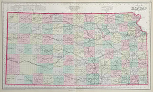 (Kansas) Gray's New Map of