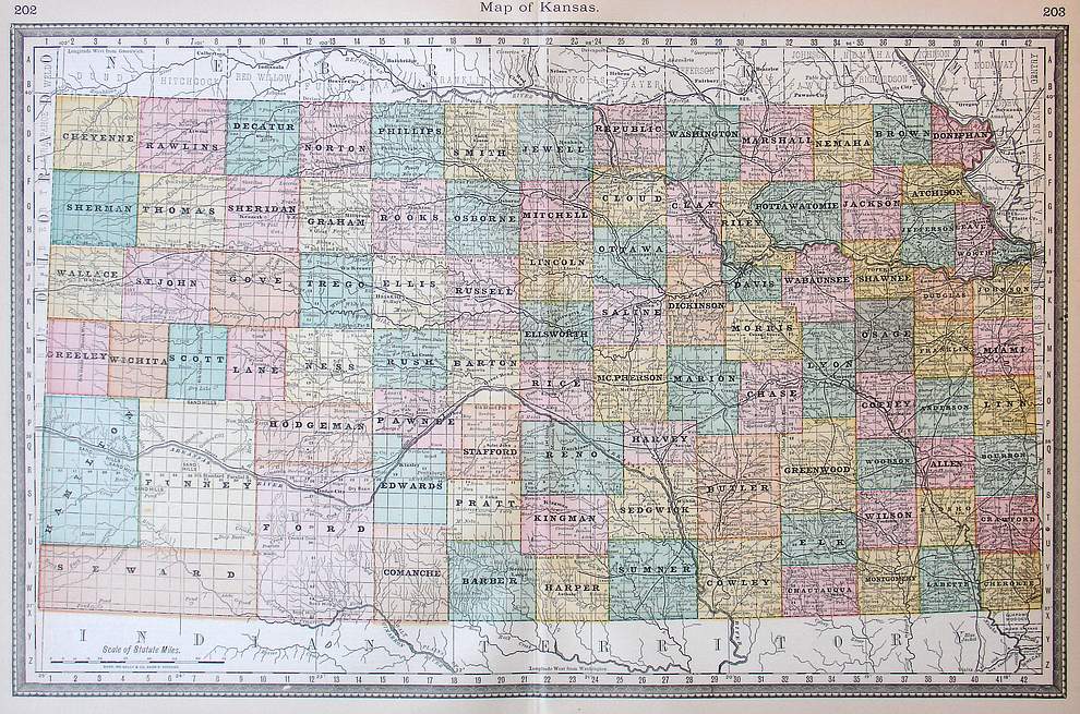 Map Of Kansas