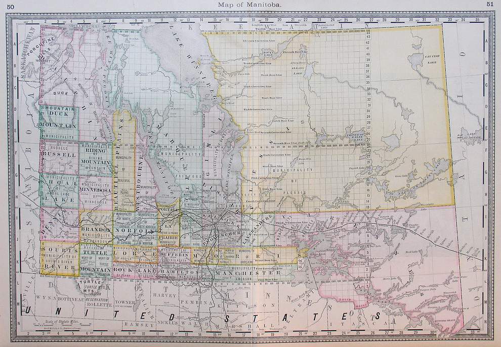 Map of Manitoba