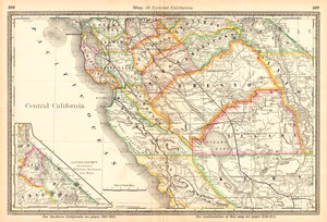 (CA.-Central) Map Of Central Califronia