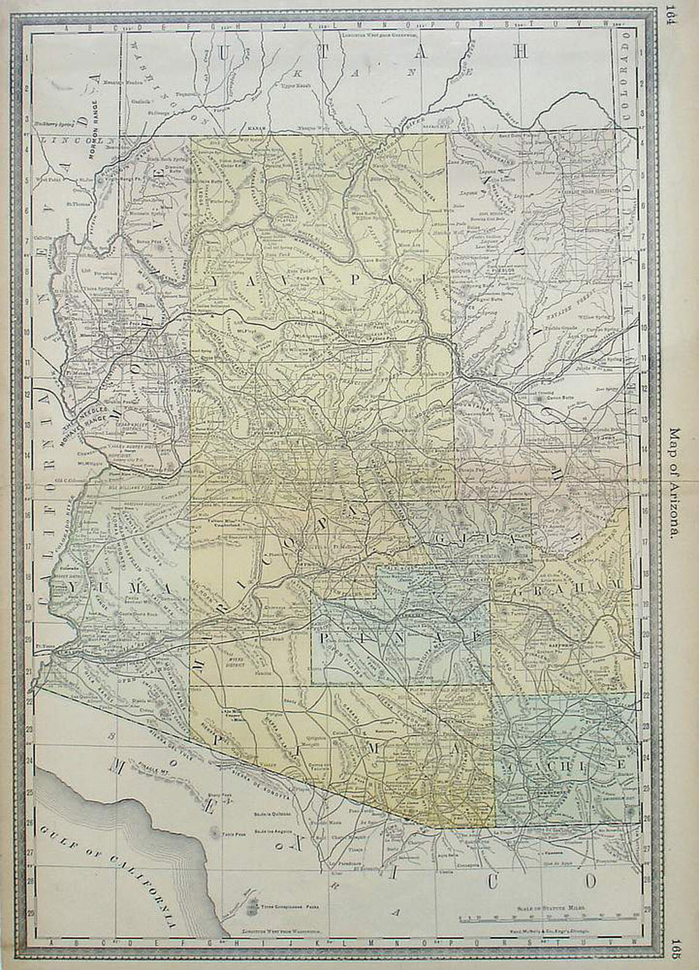 (Arizona) Map of Arizona