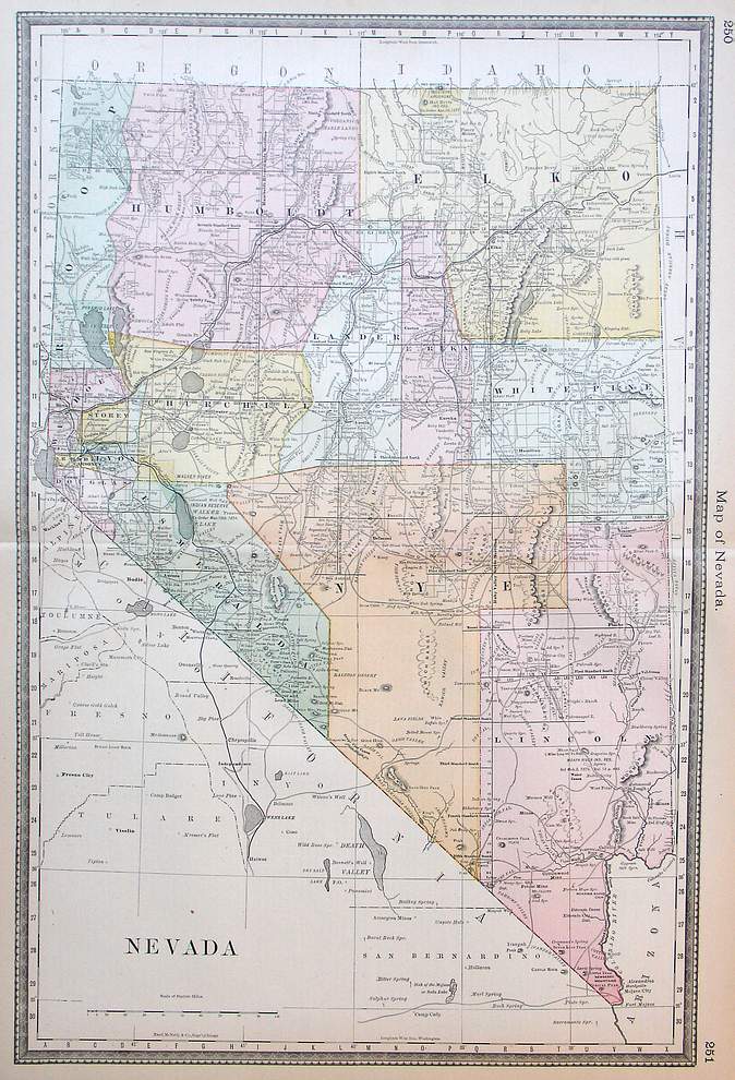 Map of Nevada