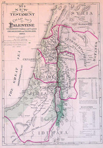 New Testament Map of Palestine