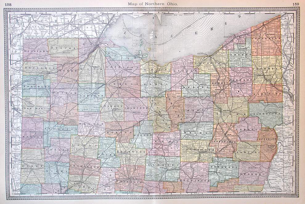 Map of Northern Ohio