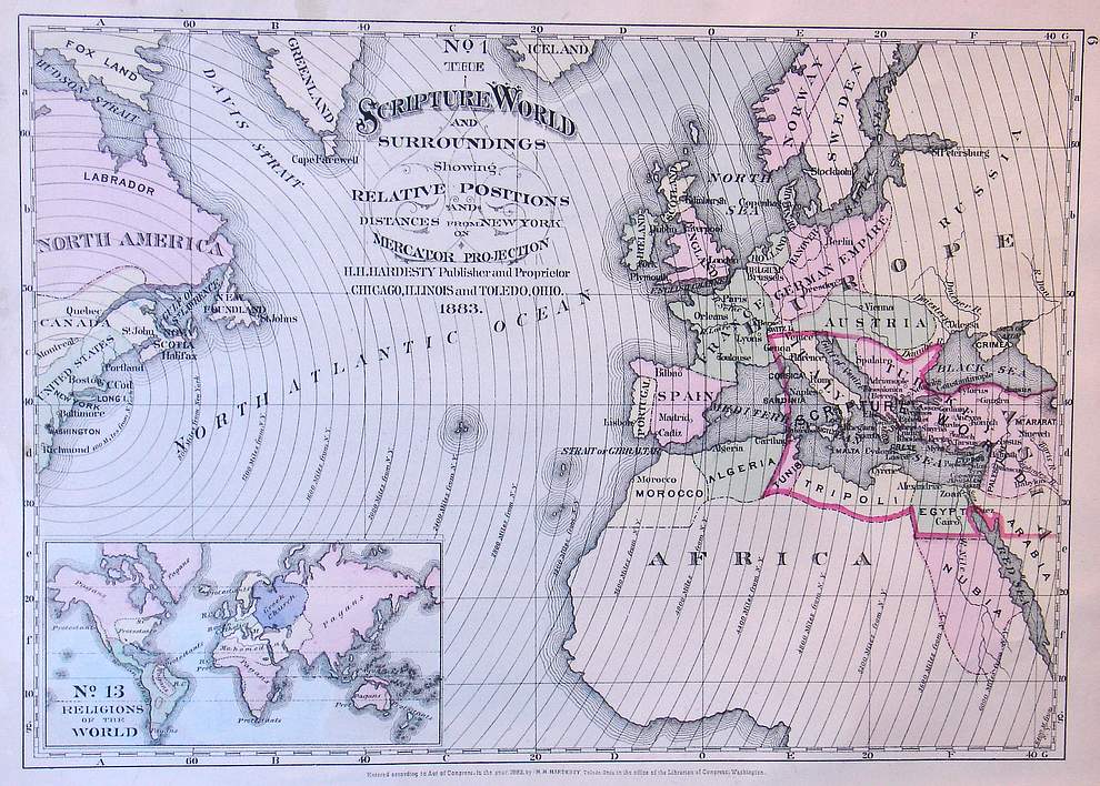 Scripture World and Surroundings – The Old Map Gallery
