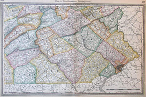 Map of Southeastern Pennsylvania