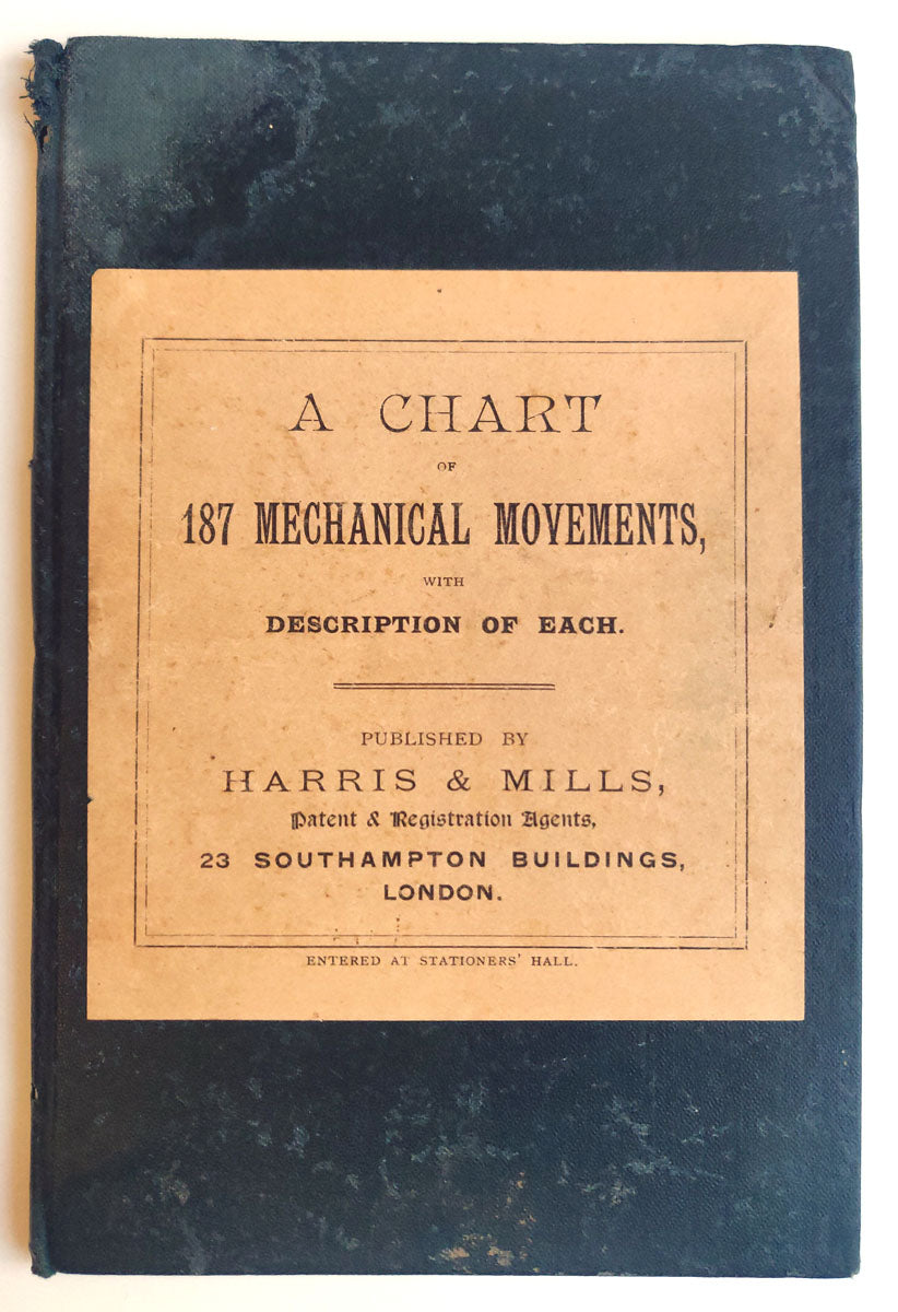 (Thematic) A Chart Of 187 Mechanical Movements, With Description Of Each.