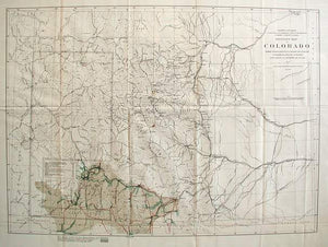 Drainage Map of Colorado