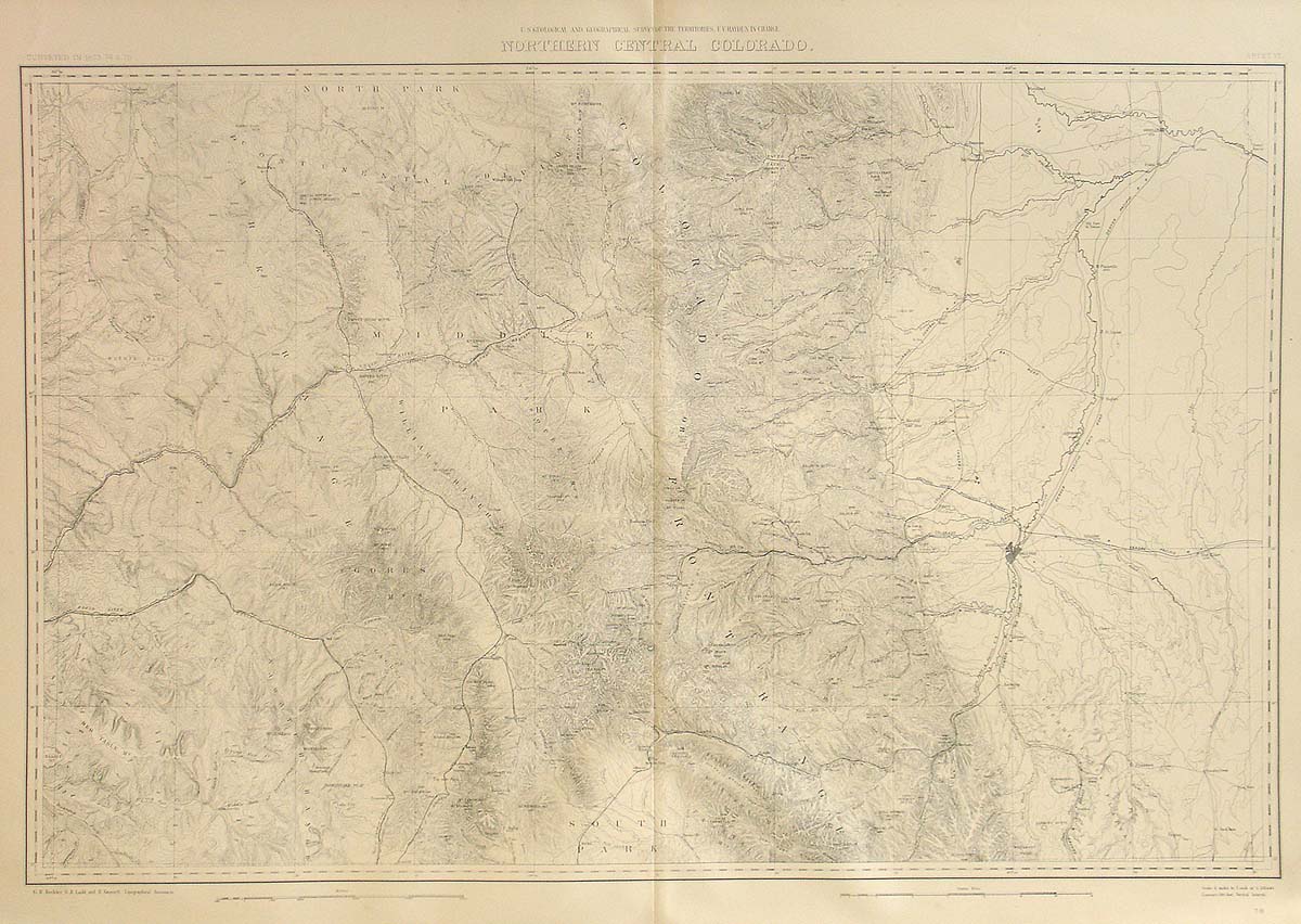 (Colorado) Northern Central... – The Old Map Gallery