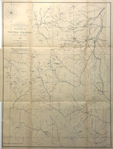 (CO.) Preliminary Map of Central Colorado