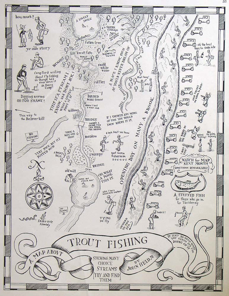 A Map About Fishing