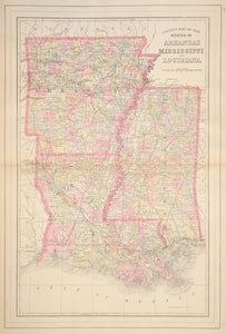 Arkansas Mississippi and Louisiana
