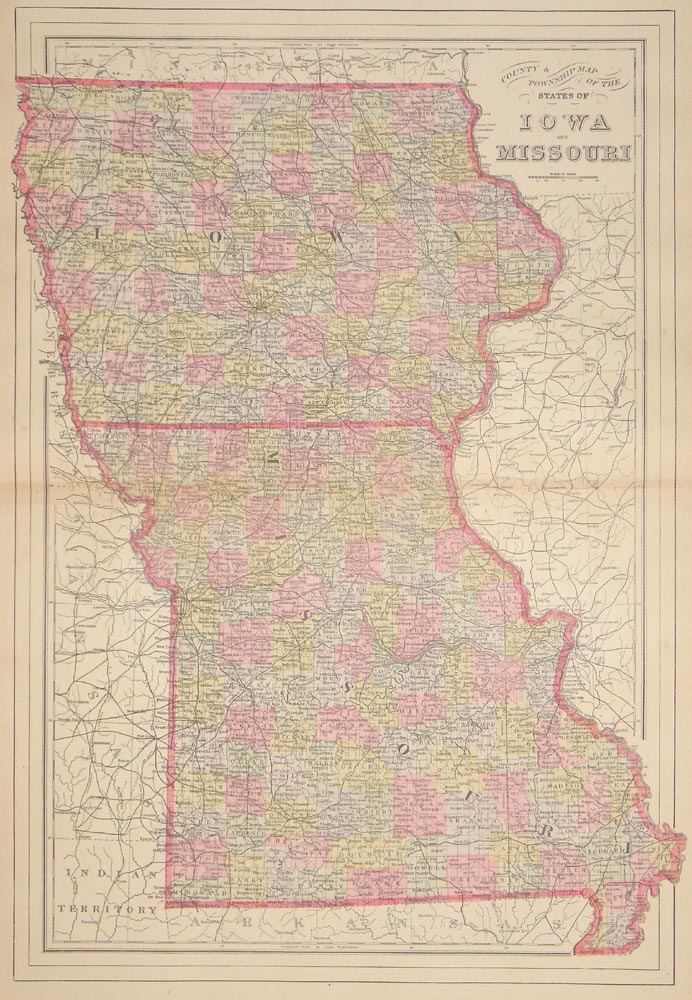 Iowa and Missouri