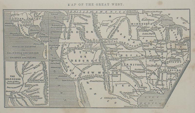 (U.S. West) Map of the Great West