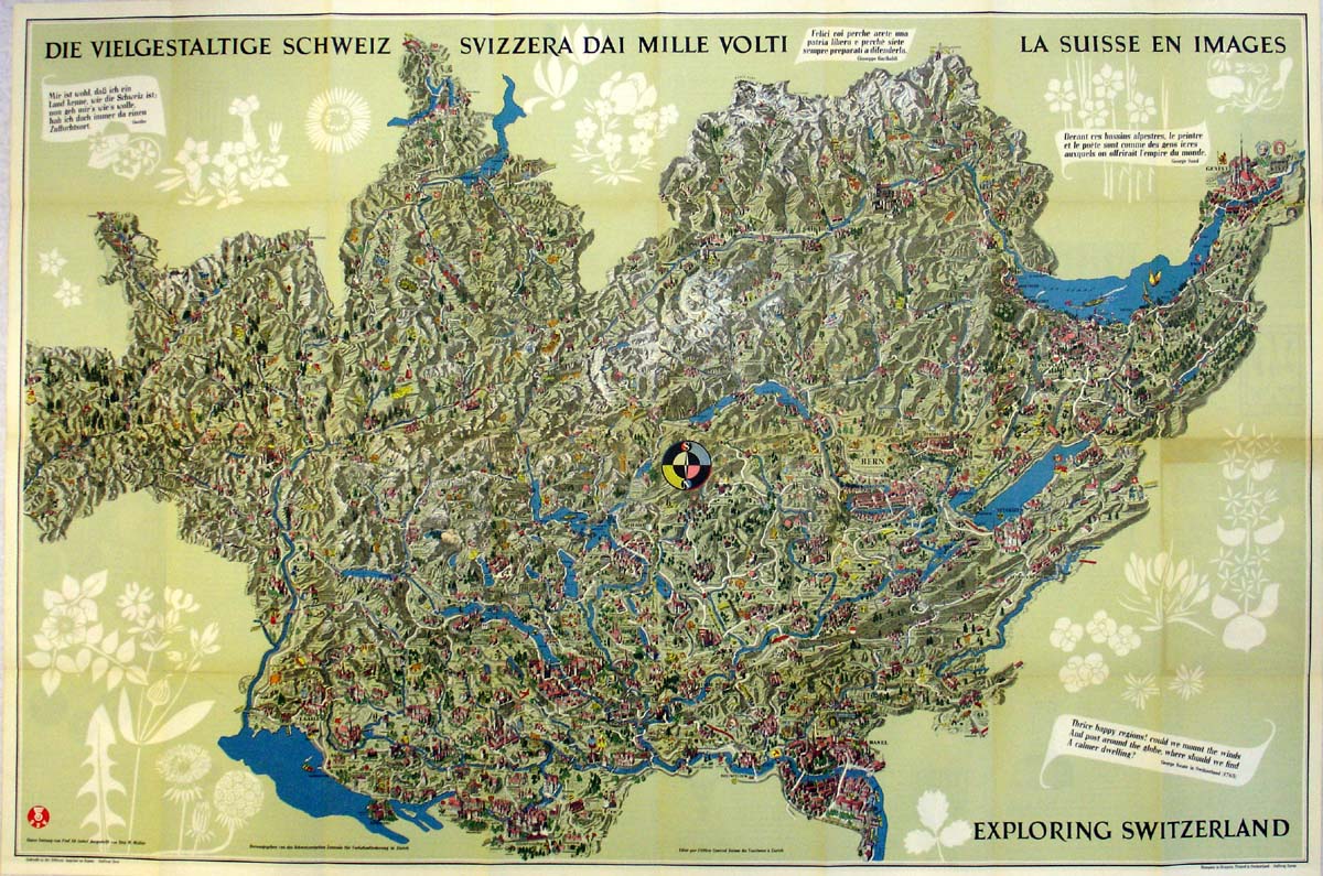 (Switzerland) Exploring Switzerland – The Old Map Gallery